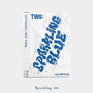 TWS 1st Mini Album Sparkling Blue SPARKLING Ver. CD+P.Book+P.Card+Sticker+Gift